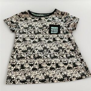 Marvel Comics ‘Heroes Never Sleep’ Vintage Women’s T Shirt Large L Short Sleeve‎